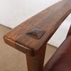 L. & J. G. Stickley Antique Mission Oak Arts & Crafts Ladder Back Armchair - Image 8