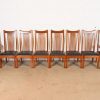 Stickley Mission Arts & Crafts Cherry Wood Spindle Dining Chairs, Set of Eight - Image 2