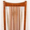 Stickley Mission Arts & Crafts Cherry Wood Spindle Dining Chairs, Set of Eight - Image 5