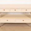 Baker Furniture Mid-Century Modern Cream Lacquered Rolling Server or Bar Cart, Circa 1960s - Image 2