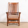 L. & J. G. Stickley Antique Mission Oak Arts & Crafts Armchair or Club Chair, Circa 1900 - Image 3