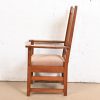 L. & J. G. Stickley Antique Mission Oak Arts & Crafts Armchair or Club Chair, Circa 1900 - Image 9