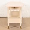 Baker Furniture Mid-Century Modern Cream Lacquered Rolling Server or Bar Cart, Circa 1960s - Image 10