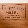Baker Furniture Mid-Century Modern Cream Lacquered Rolling Server or Bar Cart, Circa 1960s - Image 8