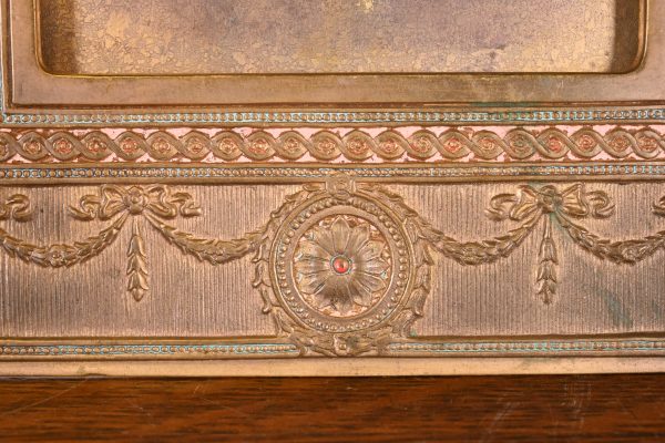Tiffany Studios New York Adam Bronze Doré Desk Calendar Frame or Picture Frame - Image 7