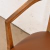 Drexel Mid-Century Modern Sculpted Walnut and Cane Dining Chairs, Set of Six - Image 8