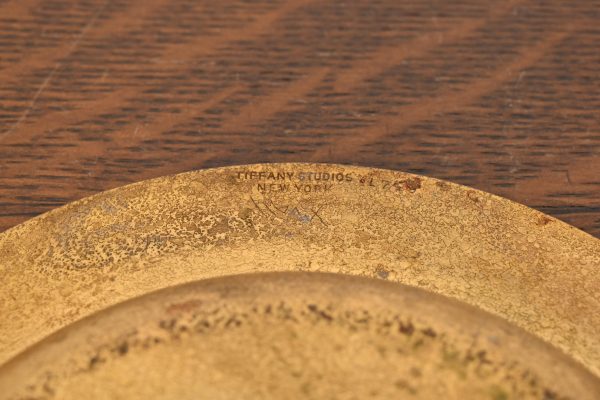 Tiffany Studios New York Bronze Doré Plate - Image 8
