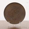 Tiffany Studios New York Bronze Footed Charger Plate or Tray With Greek Key Design