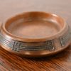 Heintz Arts & Crafts Sterling Silver on Bronze Nesting Ashtrays or Catchalls, Set of Five - Image 5