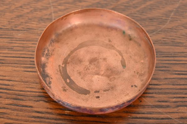 Heintz Arts & Crafts Sterling Silver on Bronze Nesting Ashtrays or Catchalls, Set of Five - Image 7