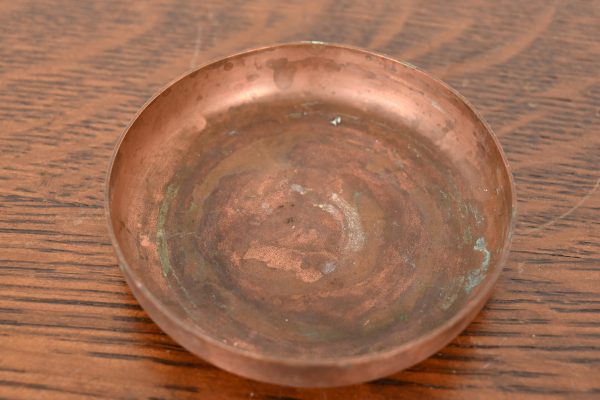 Heintz Arts & Crafts Sterling Silver on Bronze Nesting Ashtrays or Catchalls, Set of Five - Image 9
