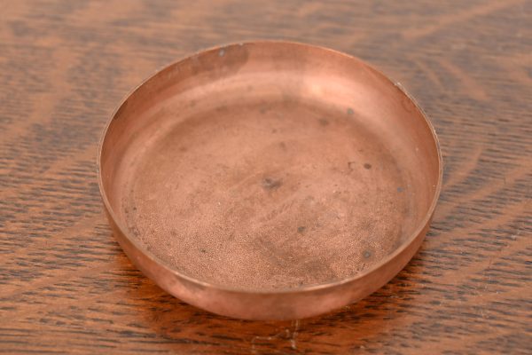 Heintz Arts & Crafts Sterling Silver on Bronze Nesting Ashtrays or Catchalls, Set of Five - Image 8