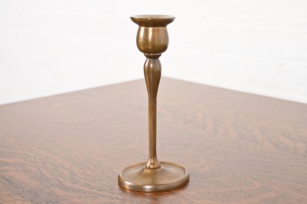 Tiffany Studios New York Bronze Candlestick, Circa 1910 - Image 2
