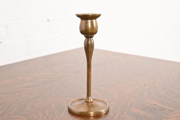 Tiffany Studios New York Bronze Candlestick, Circa 1910 - Image 3