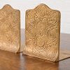 Tiffany Studios New York Bronze Doré Zodiac Bookends, Circa 1910