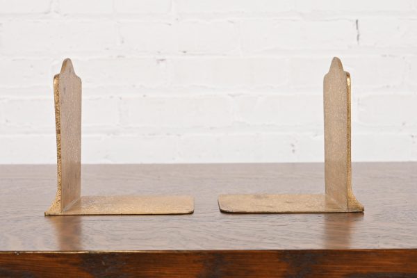 Tiffany Studios New York Bronze Doré Zodiac Bookends, Circa 1910 - Image 6