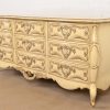 Romweber French Rococo Louis XV Cream Lacquered Nine-Drawer Dresser, Circa 1960s - Image 3