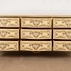 Romweber French Rococo Louis XV Cream Lacquered Nine-Drawer Dresser, Circa 1960s - Image 5