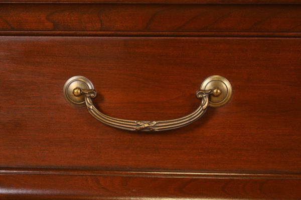Ethan Allen French Louis Philippe Cherry Wood Nine-Drawer Dresser or Credenza - Image 7