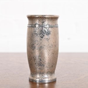 Silver Crest Arts & Crafts Sterling Silver on Bronze Vase