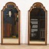Henredon French Regency Louis XVI Carved Walnut and Gold Gilt Tall Wall Mirrors, Circa 1960s - Image 2