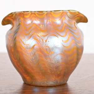 Loetz Art Nouveau Phenomenon Gre Crete Iridescent Art Glass Vase