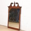 Baker Furniture Style Georgian Carved Mahogany Framed Wall Mirror, Circa 1940s - Image 4