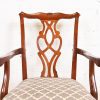 Baker Furniture Style Georgian Carved Mahogany Dining Chairs, Set of Six - Image 7