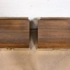 Mastercraft Mid-Century Hollywood Regency Campaign Walnut and Brass Nightstands, Pair - Image 8