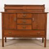 L. & J. G. Stickley Antique Mission Oak Arts & Crafts Sideboard, Newly Refinished