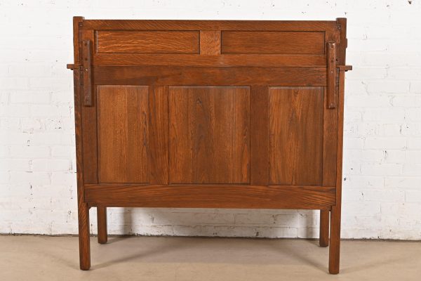 L. & J. G. Stickley Antique Mission Oak Arts & Crafts Sideboard, Newly Refinished - Image 11