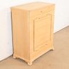 Grosfeld House Mid-Century Hollywood Regency Bleached Mahogany Highboy Dresser, Circa 1940s - Image 4