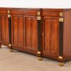 Baker Furniture French Empire Flame Mahogany Sideboard or Bar Cabinet - Image 3