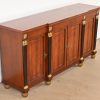 Baker Furniture French Empire Flame Mahogany Sideboard or Bar Cabinet - Image 4