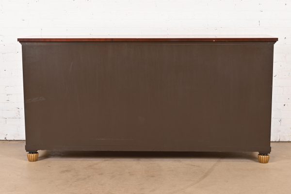 Baker Furniture French Empire Flame Mahogany Sideboard or Bar Cabinet - Image 11
