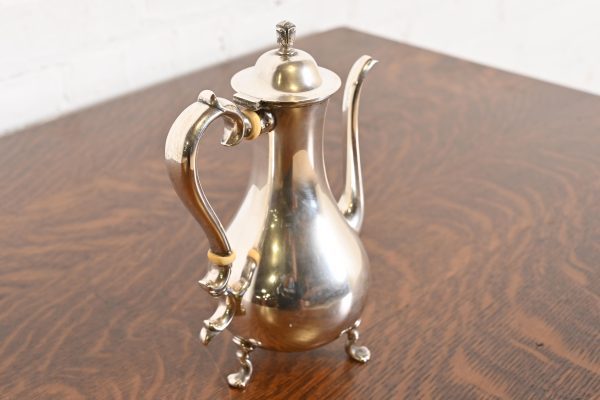 Tiffany & Co. Antique Victorian Sterling Silver Tea Kettle or Coffee Pot - Image 4