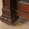 R. J. Horner Style American Empire Carved Oak Glass Front Triple Bookcase Cabinet, Circa 1890 - Image 8