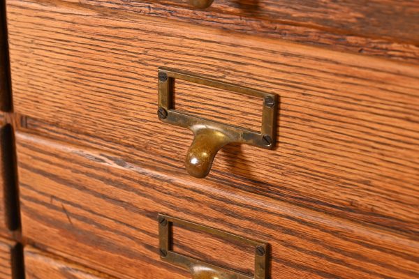 Antique Arts & Crafts 36-Drawer File Cabinet, Circa 1900 - Image 8