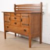 Gustav Stickley Antique Mission Oak Arts & Crafts Strap Hinge Sideboard, Circa 1910 - Image 3