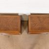 Thomasville Mid-Century Modern Hollywood Regency Campaign Nightstands, Pair - Image 9
