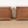 Thomasville Mid-Century Modern Hollywood Regency Campaign Nightstands, Pair - Image 11