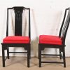 Raymond Sobota for Century Furniture Hollywood Regency Chinoiserie Black Lacquered Dining Chairs, Set of Ten - Image 7