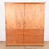Stickley Harvey Ellis Collection Arts & Crafts Inlaid Oak Lighted Breakfront Bookcase Cabinet - Image 11