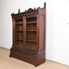 Herter Brothers Style Antique Eastlake Victorian Carved Walnut Bookcase, Circa 1880s - Image 3
