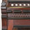 Herter Brothers Style Antique Eastlake Victorian Carved Walnut Bookcase, Circa 1880s - Image 7