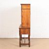 English Jacobean Carved Oak Bookcase or Bar Cabinet by Irwin, Circa 1920s - Image 10