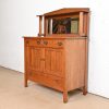 Stickley Brothers Style Antique Mission Oak Arts & Crafts Sideboard or Bar Cabinet, Circa 1900