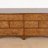 Baker Furniture Georgian Burled Walnut Dresser or Chest of Drawers - Image 4