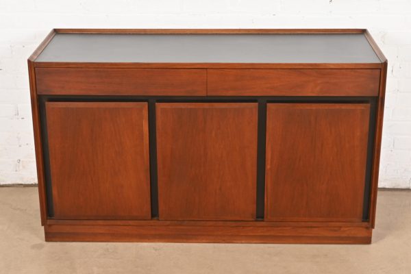 Merton Gershun for Dillingham Mid-Century Modern Walnut Sideboard or Bar Cabinet, 1960s - Image 3