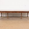 Italian Regency Louis XVI Burled Walnut Inlaid Extension Dining Table, Newly Refinished - Image 3
